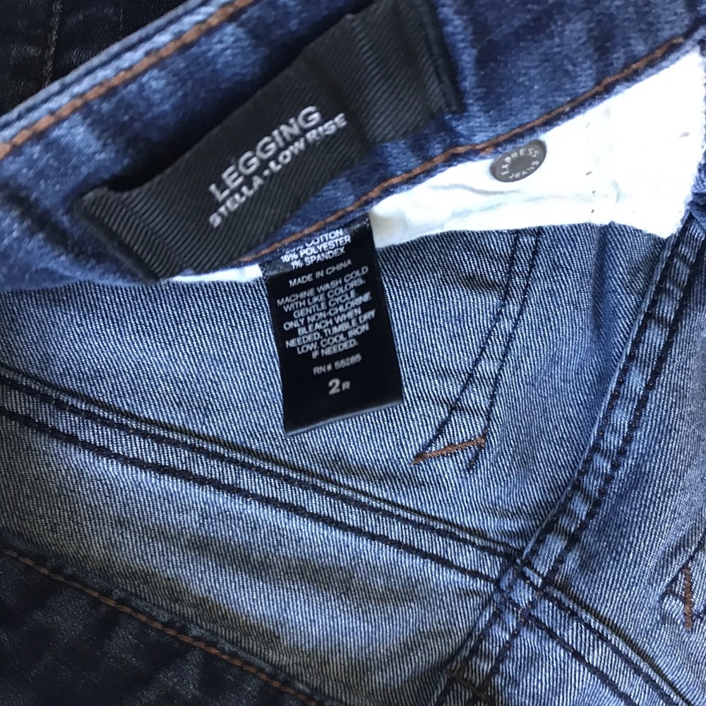 Express legging jeans Stella low rise size 2